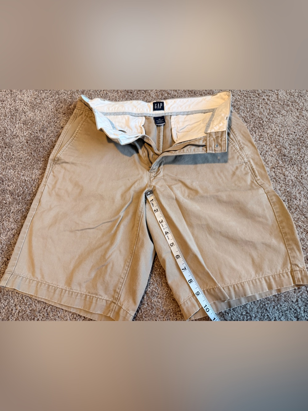 GAP Men's Khaki Cotton Shorts